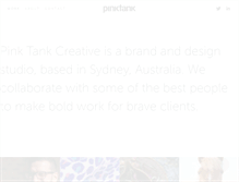 Tablet Screenshot of pinktank.com.au
