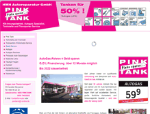 Tablet Screenshot of pinktank.de